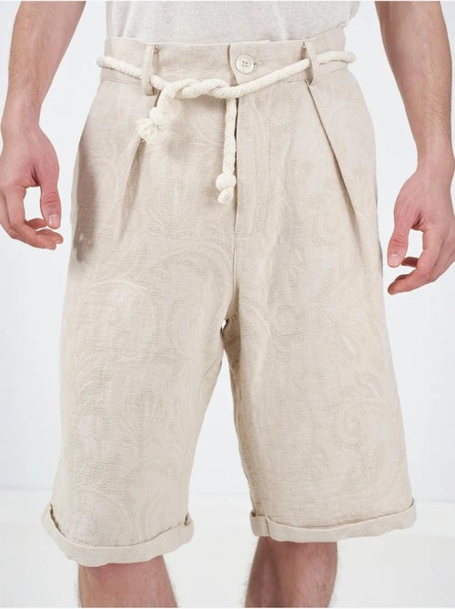 Short long décontracté en coton pour homme giesto - Kiabi
