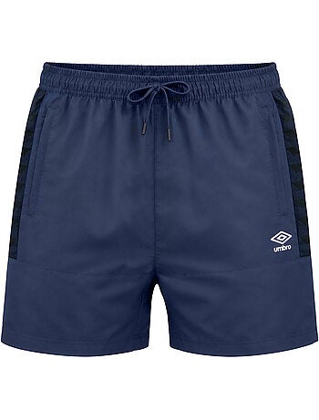 Short long homme bi-matière avec poches et cordon serrage umbro