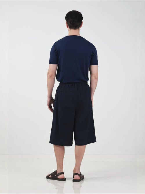 Short long style chino à jambes larges et taille à cordon giesto - Kiabi
