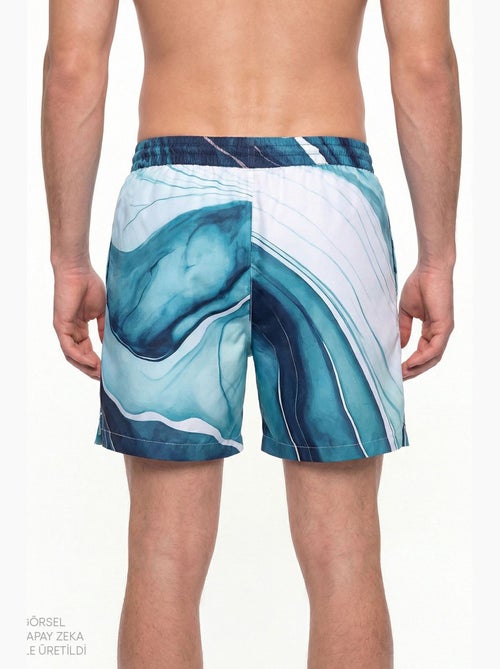Short marble homme penti - Kiabi Short marble homme penti - Kiabi