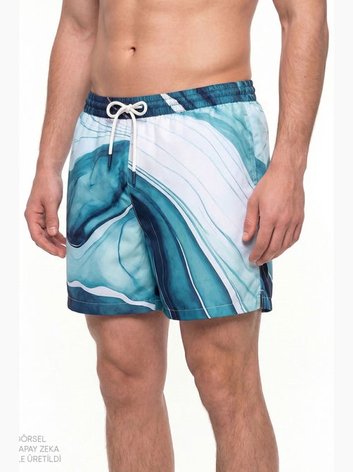 Short marble homme penti - Kiabi Short marble homme penti - Kiabi