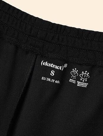 Ekstract - Short met contrasterende boorden