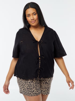 Short met elastische taille
