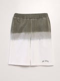 Short met elastische taille en tie-dyeprint KAKI - Kiabi