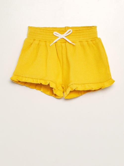 Short met honingraatstructuur - Kiabi