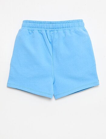 Short met 'Pat patrouille' print van effen french terry katoen