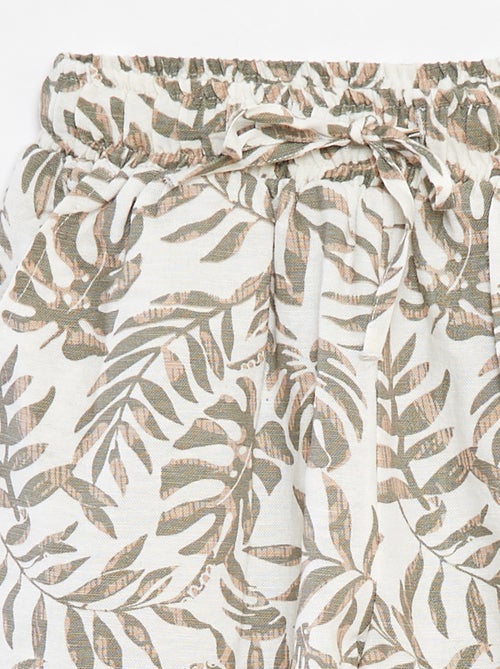 Short met print - Kiabi