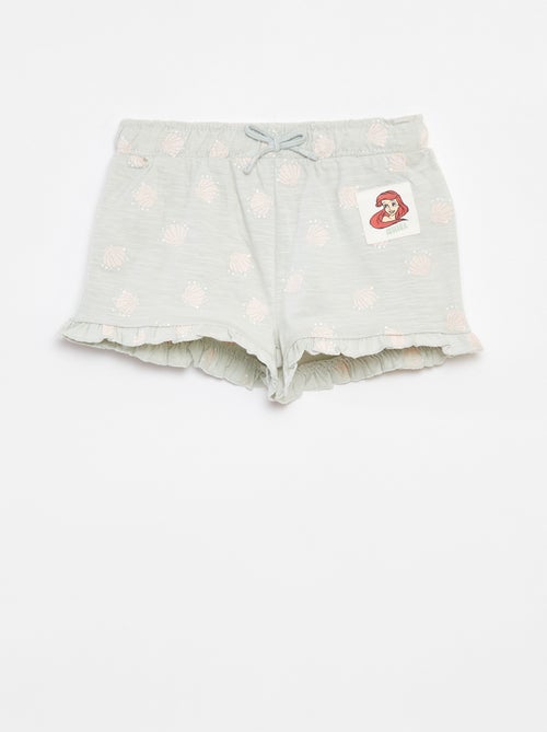 Short met print en volants 'Disney' - Kiabi