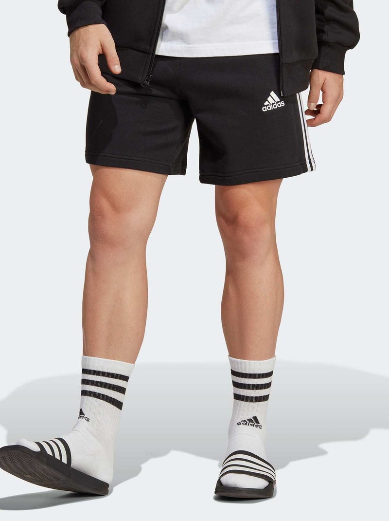 Short met strepen aan de zijkant 'adidas' ZWART - Kiabi