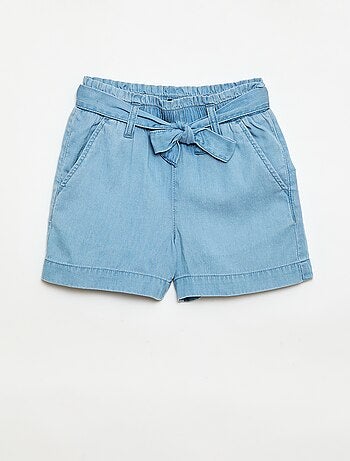 Short met strikceintuur