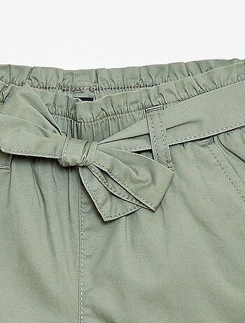 Short met strikceintuur