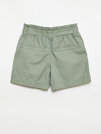 Short met strikceintuur