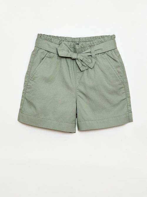 Short met strikceintuur - Kiabi