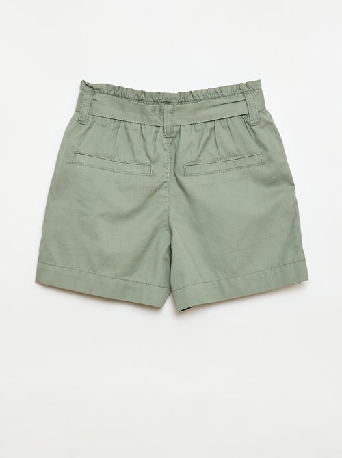Short met strikceintuur - Kiabi