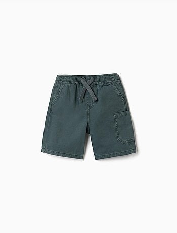 Short midi cargo en coton avec cordon