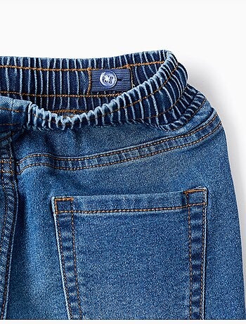 Short midi en jean à enfiler avec cordon