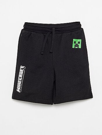 Short 'Minecraft' van ongeruwde molton