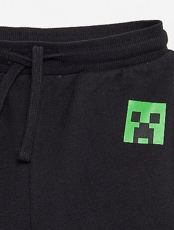 Short 'Minecraft' van ongeruwde molton