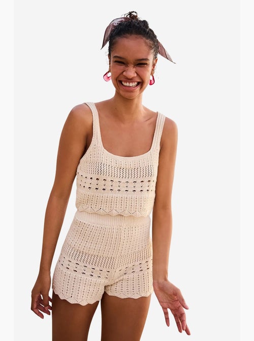 Short mini colette à détail brodé penti - Kiabi Short mini colette à détail brodé penti - Kiabi