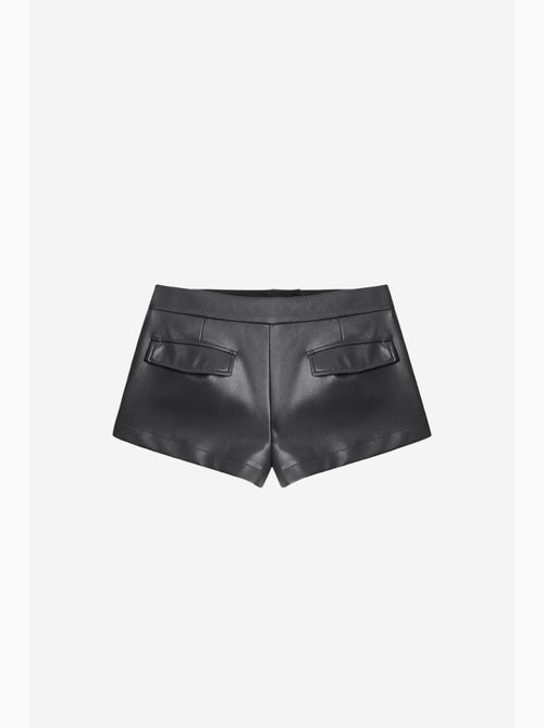 Short mini en simili cuir, taille mi-haute dilvin - Kiabi Short mini en simili cuir, taille mi-haute dilvin - Kiabi