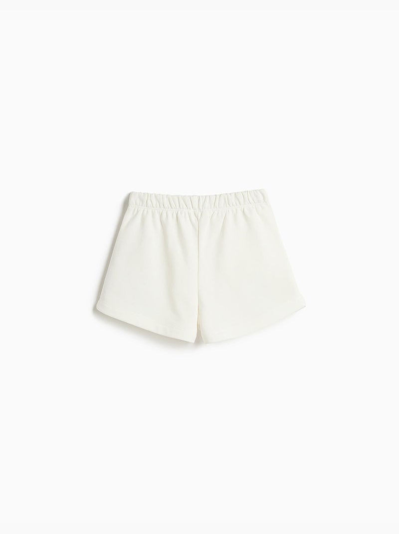 Short molleton, MO Fashion Blanc - Kiabi
