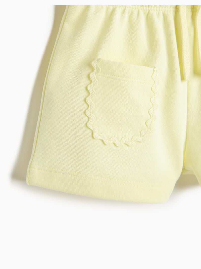 Short molleton, MO Fashion Jaune - Kiabi