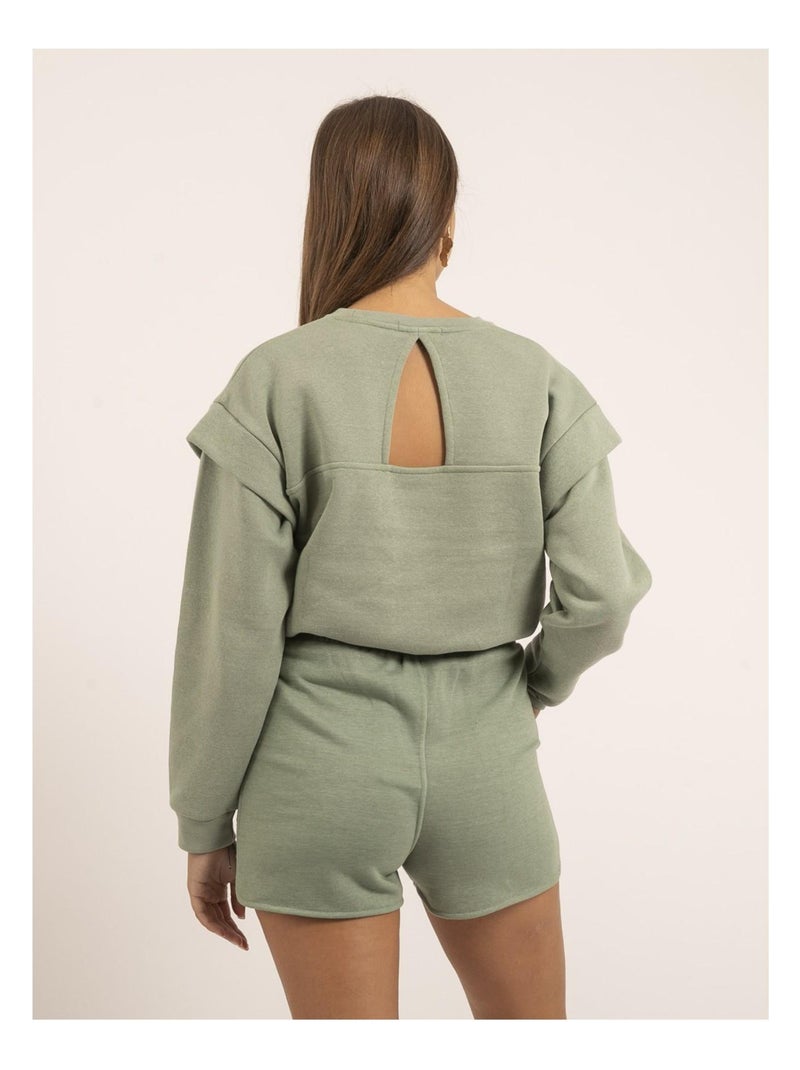 Short molleton xonara Vert pistache - Kiabi