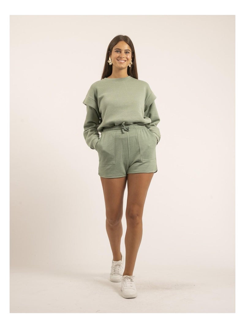 Short molleton xonara Vert pistache - Kiabi