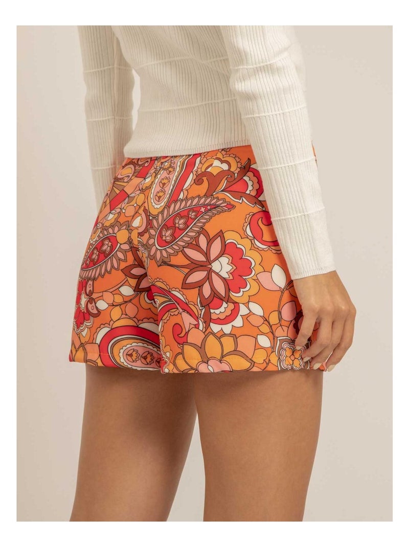 Short motifs xess Orange - Kiabi
