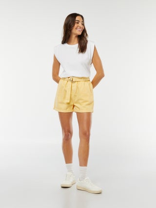 Short Paperbag avec ceinture