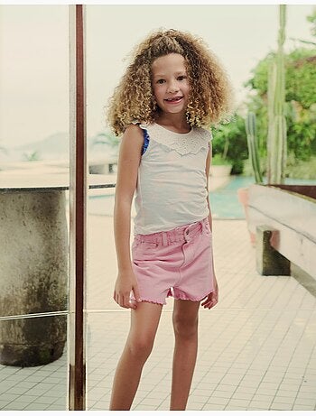Short paperbag en denim, MO Fashion