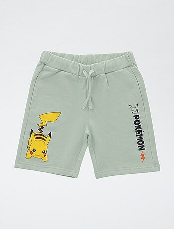 Short 'Pokémon' 'Pikachu' van french terry katoen