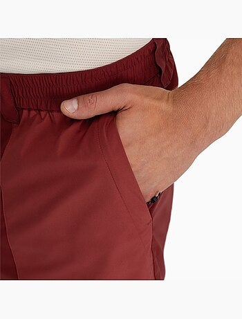 Short randonnée déperlant homme randonnée homme range maroon