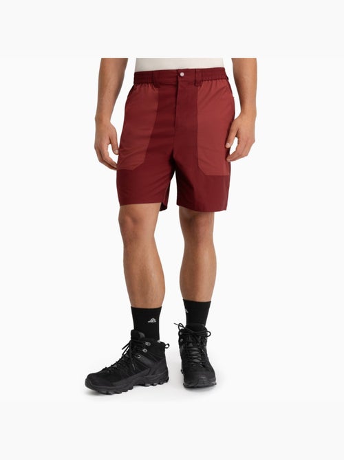 Short randonnée déperlant homme randonnée homme range maroon - Kiabi