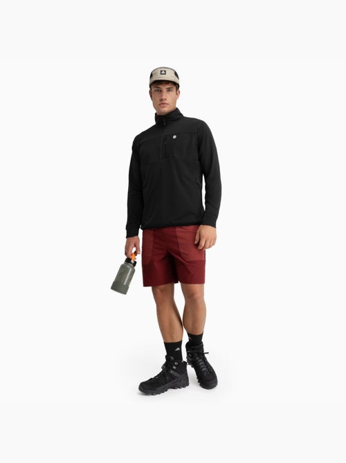 Short randonnée déperlant homme randonnée homme range maroon - Kiabi