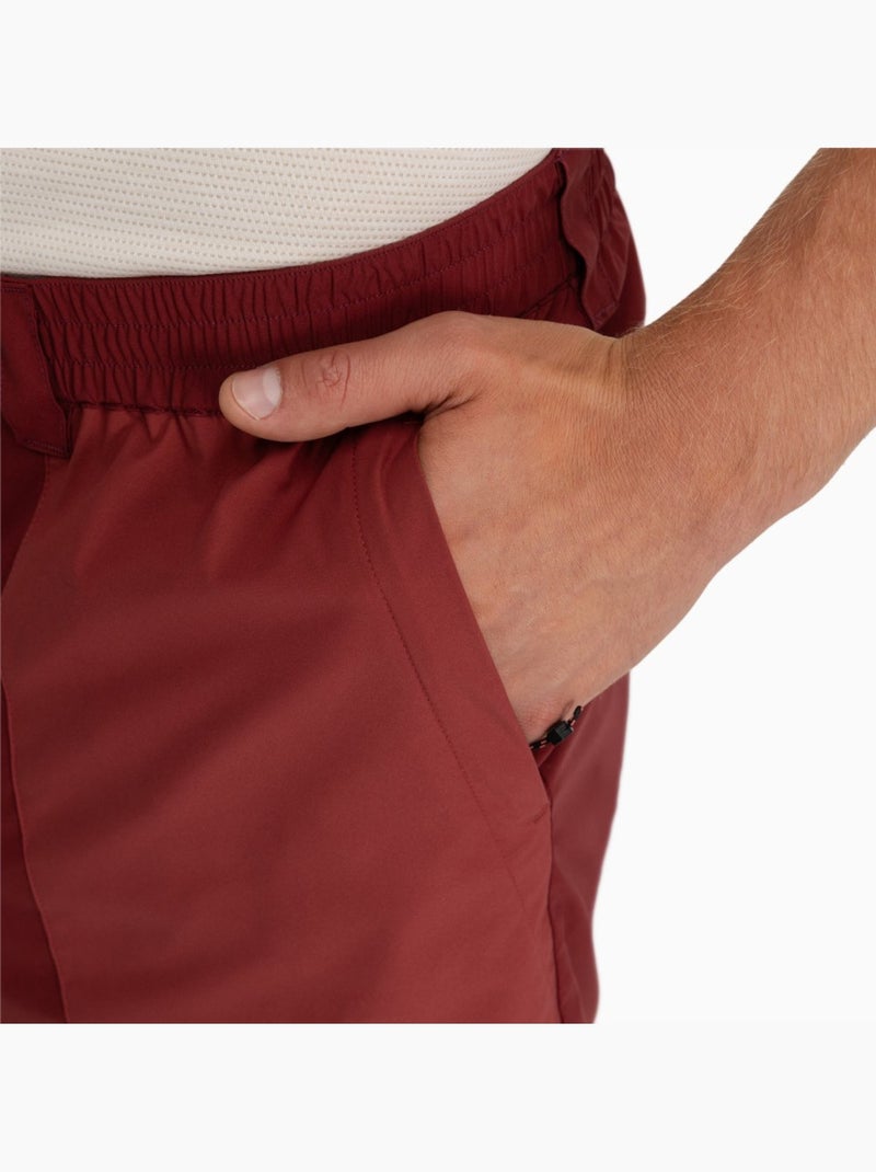Short randonnée déperlant homme randonnée homme range maroon Rouge brique - Kiabi
