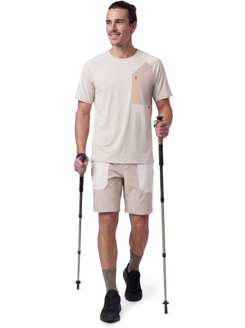 Short randonnée déperlant homme randonnée homme range sand - Kiabi