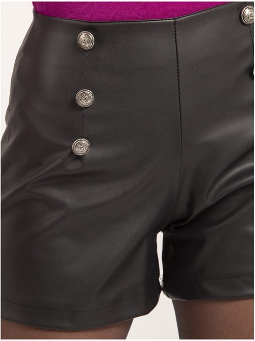 Short simili cuir taille haute xatina - Kiabi Short simili cuir taille haute xatina - Kiabi