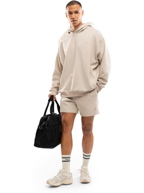 Short sport en coton homme fitness homme titan sand - Kiabi
