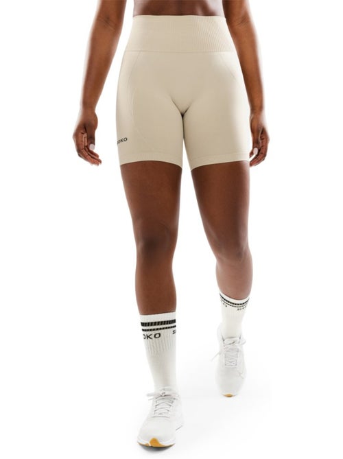 Short sport sans couture femme fitness femme dynamic - Kiabi