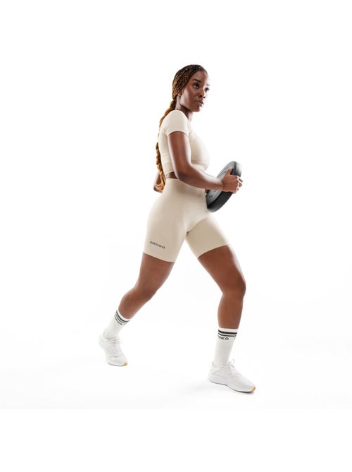 Short sport sans couture femme fitness femme dynamic - Kiabi
