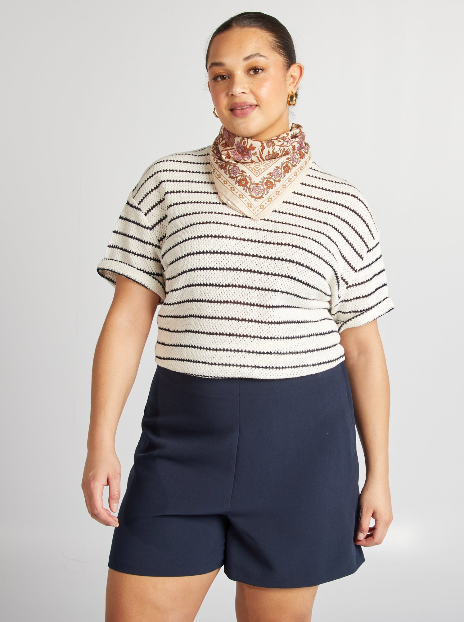 short polyester femme