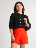 Short taille haute rouge - Kiabi