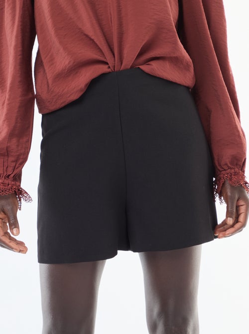 Short taille haute uni - Kiabi
