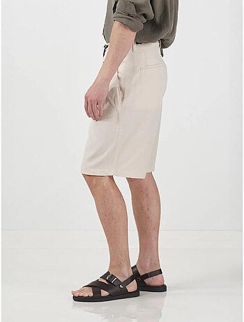 Short tailleur à jambes larges et taille haute en tencel giesto