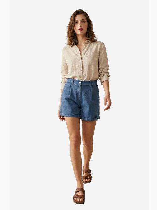 Short tailleur à jambes larges my fashion - Kiabi Short tailleur à jambes larges my fashion - Kiabi
