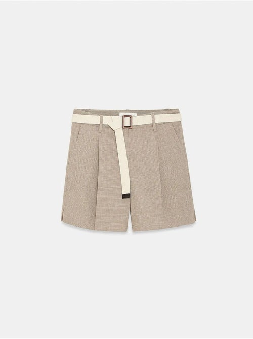 Short tailleur à taille haute et ceinture dilvin - Kiabi Short tailleur à taille haute et ceinture dilvin - Kiabi