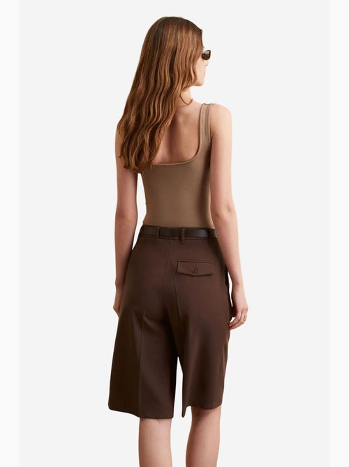 Short tailleur à taille haute et jambe large dilvin - Kiabi Short tailleur à taille haute et jambe large dilvin - Kiabi