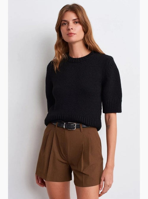 Short tailleur en crêpe à taille haute dilvin - Kiabi