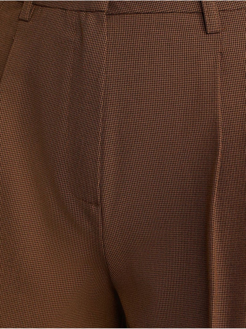 Short tailleur en crêpe à taille haute dilvin Marron - Kiabi